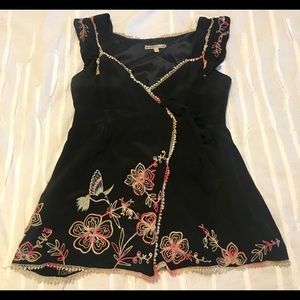 Beautifully Embroidered Nanette Lepore Top